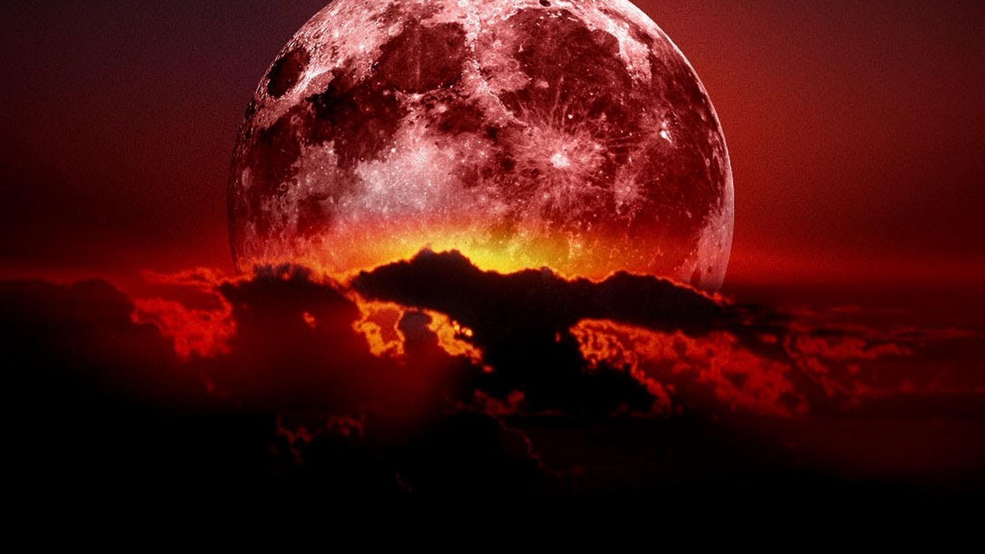 Wallpaper Lunar Eclipse Cute