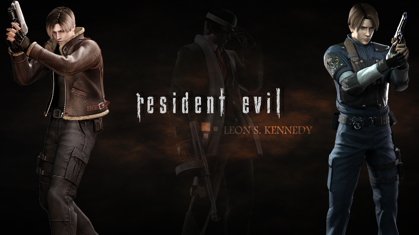 Resident Evil Leon Wallpaper By Xsilverwingx
