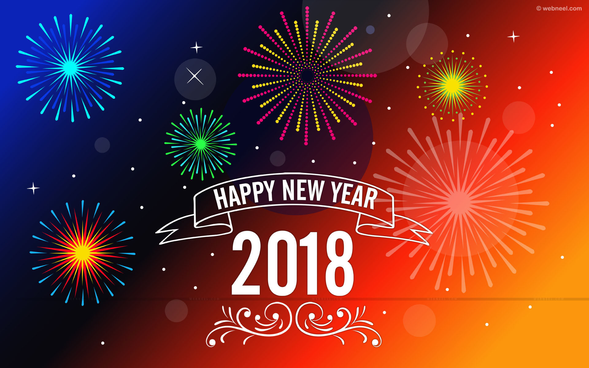 Happy New Year Desktop Wallpaper Background