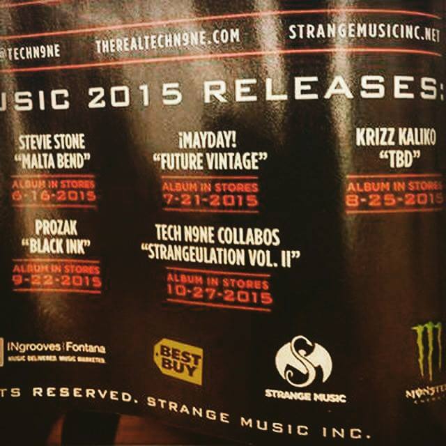 Release Dates For New Albums By Tech N9ne Stevie Stone Mayday Krizz
