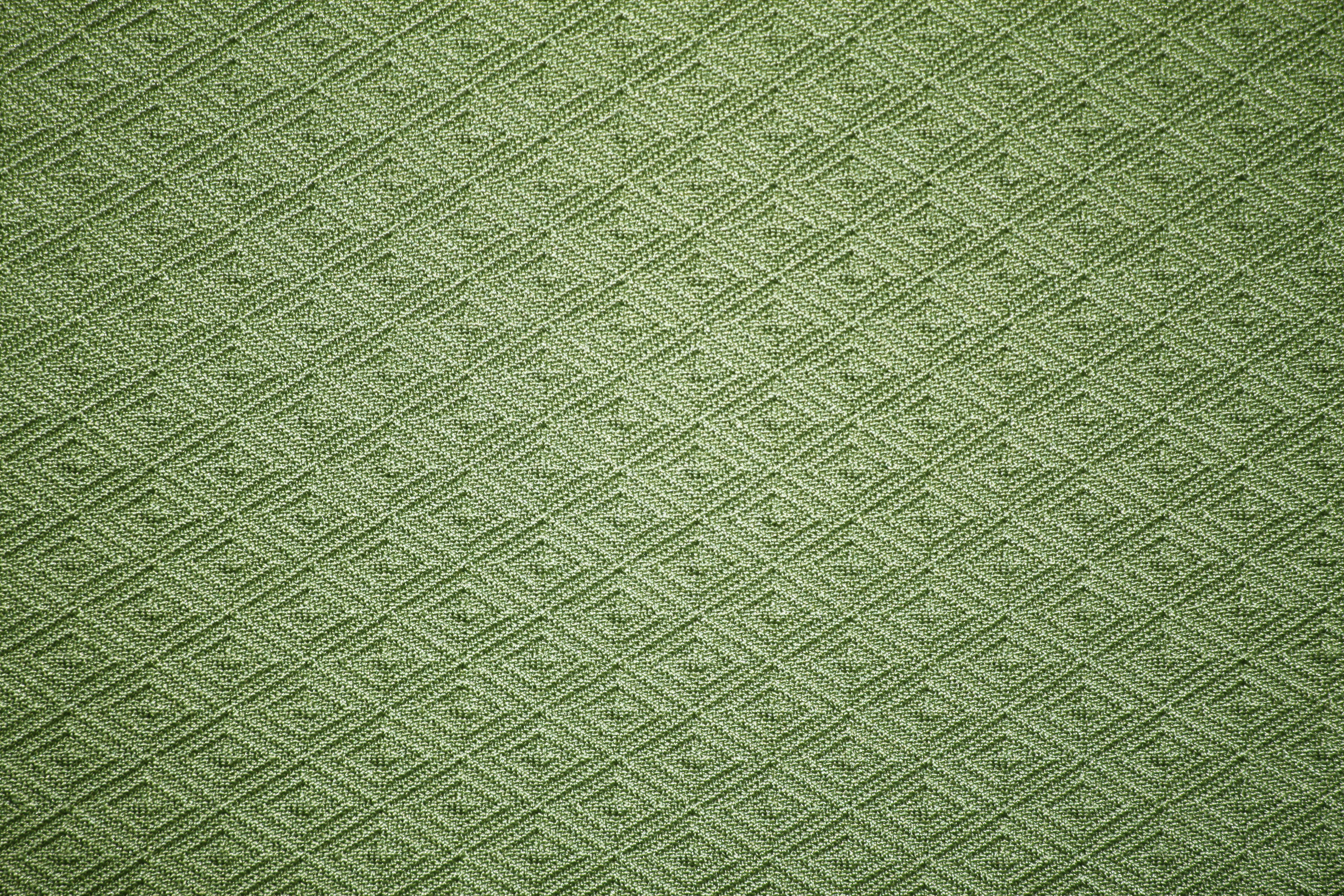 Olive Green Knit Fabric With Diamond Pattern Texture Picture