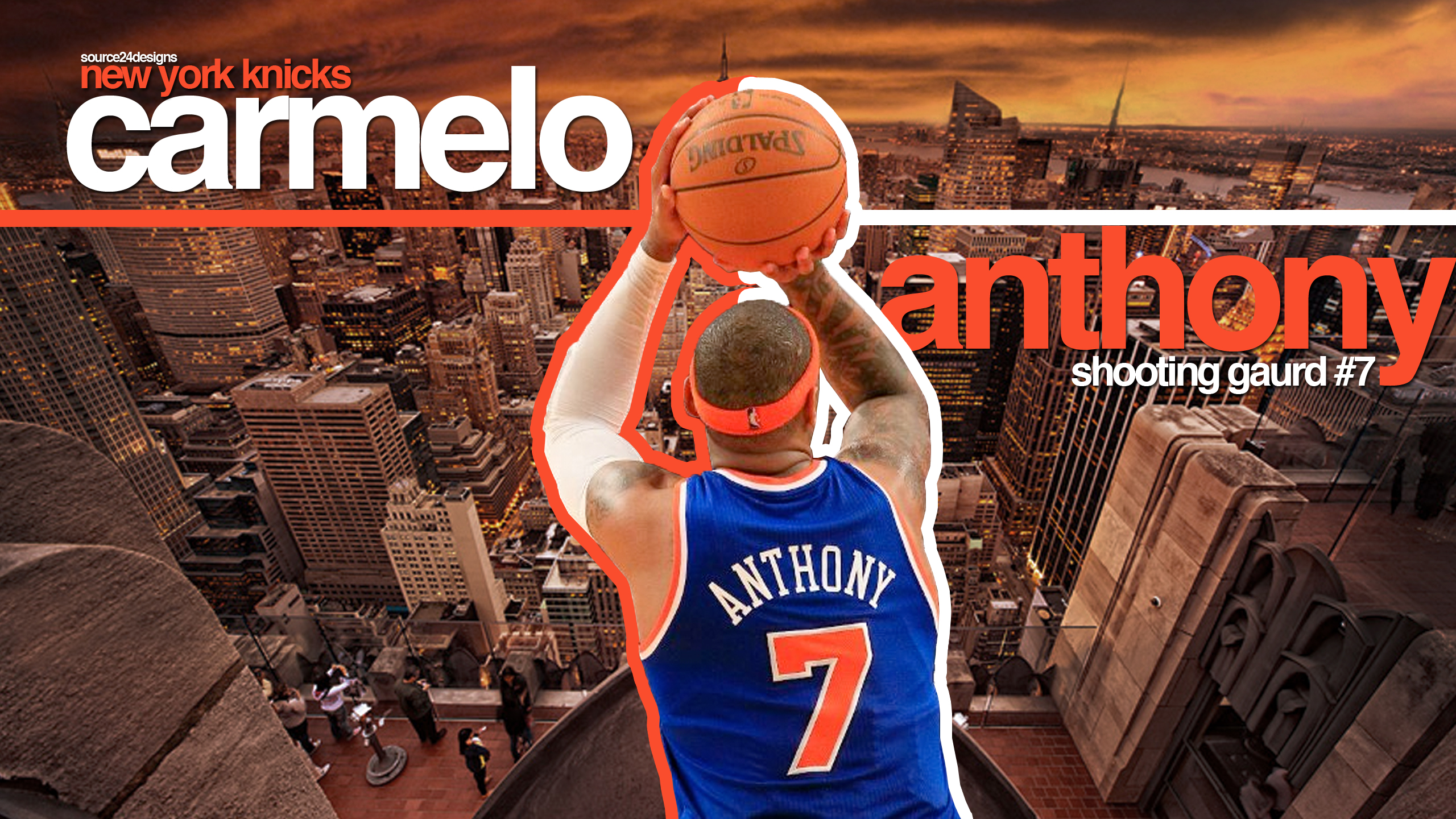 Carmelo Anthony Knicks Exclusive HD Wallpaper