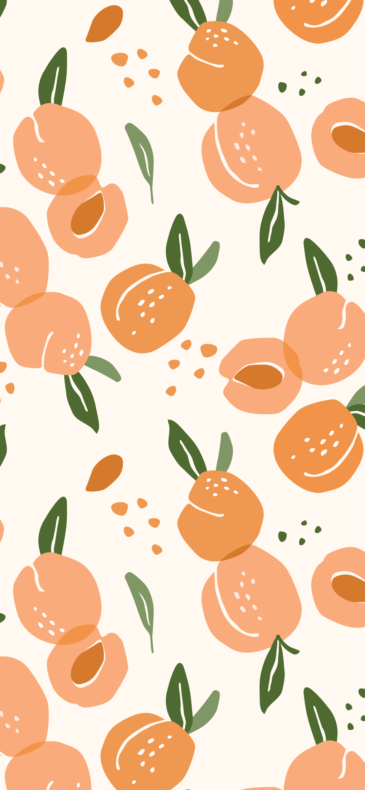 Peach Aesthetic Peel And Stick Wallpaper Or Unpasted