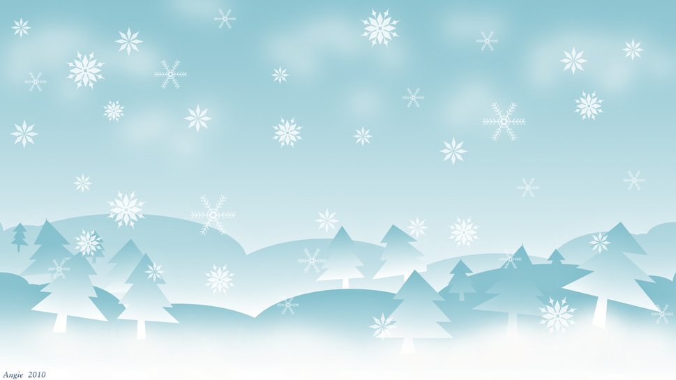 Snowy Scene illustration wallpaper   ForWallpapercom 969x545