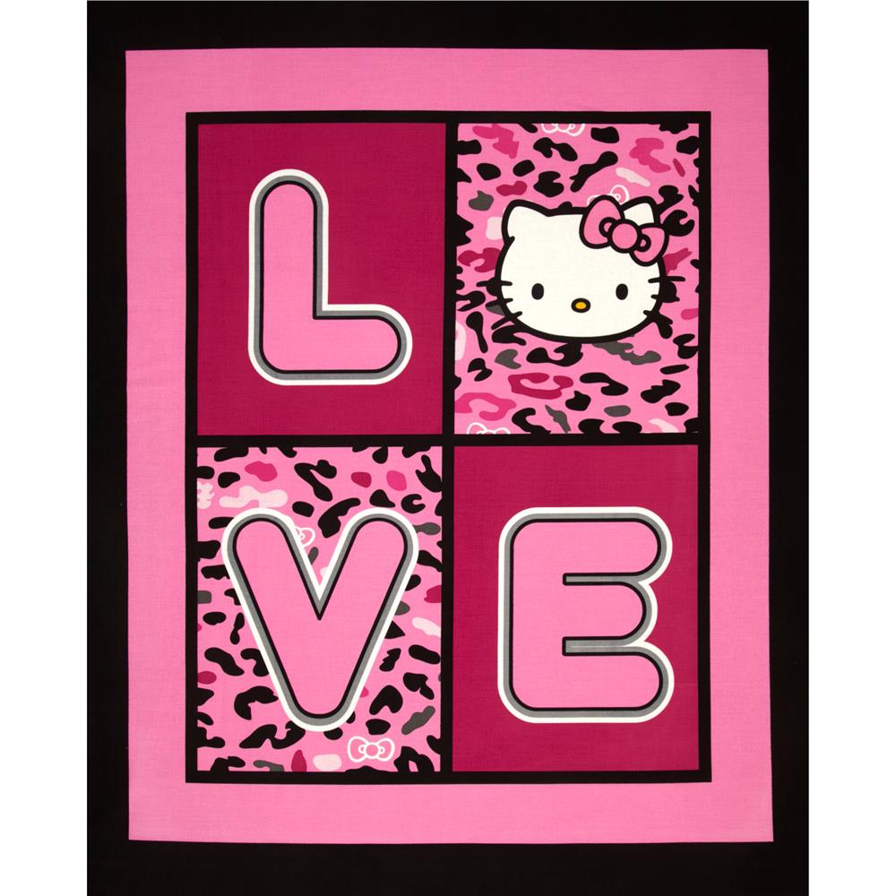 Pink And Black Hello Kitty Background