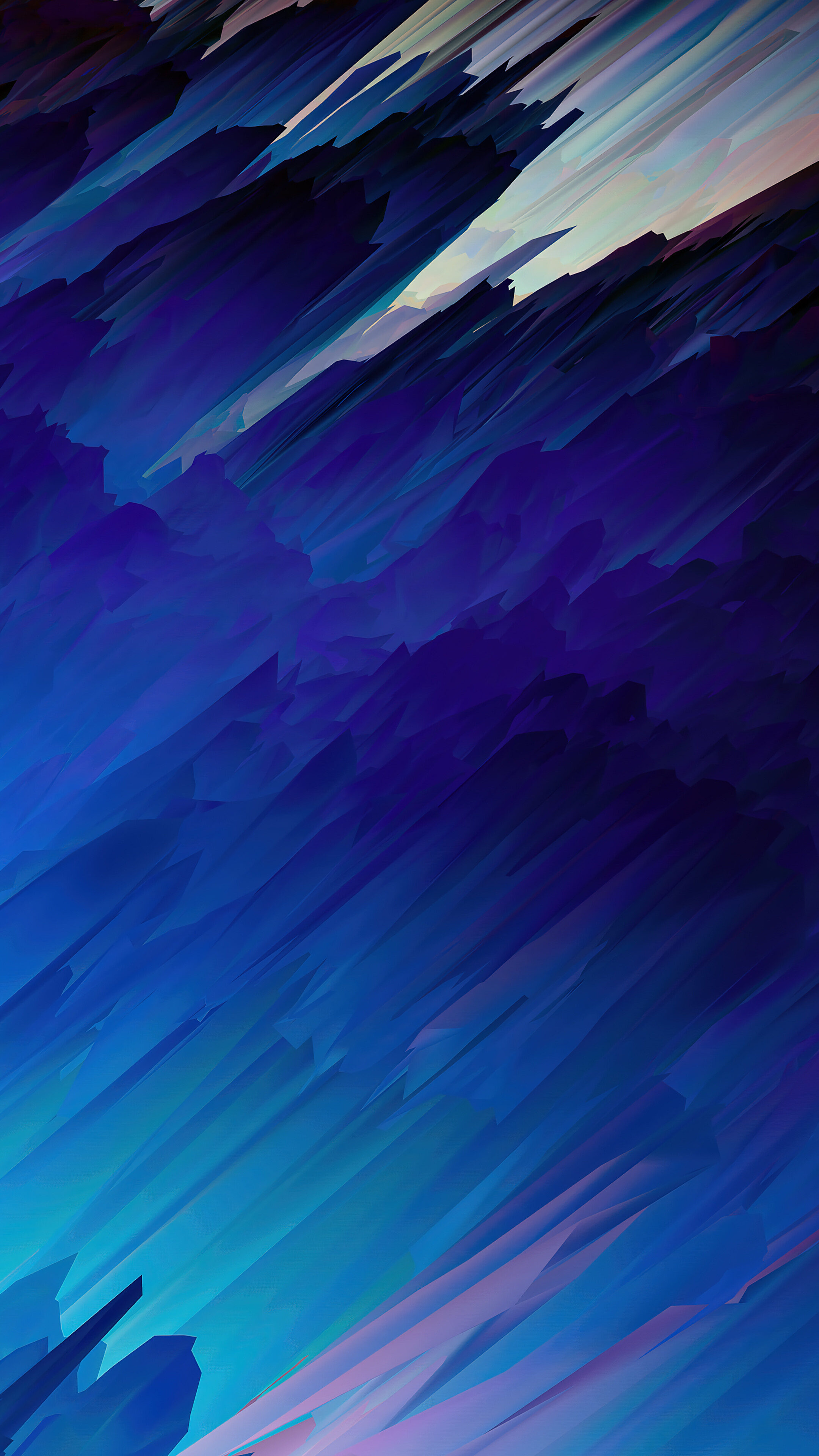 Blue Abstract Art HD Wallpaper