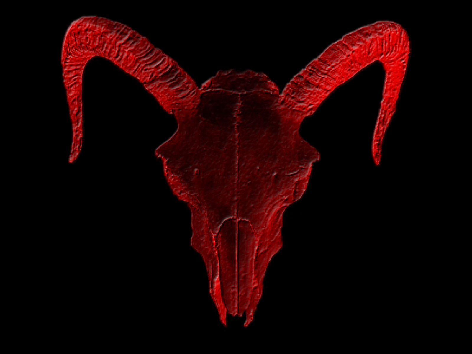Wallpaper 14 Sheep Skull Red and Black Wallpapers