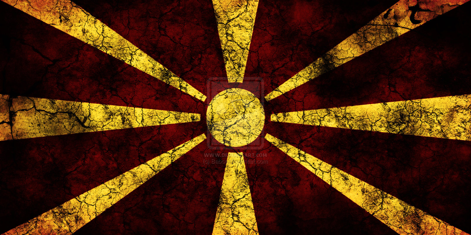 Flag Of The Republic Macedonia HD Wallpaper
