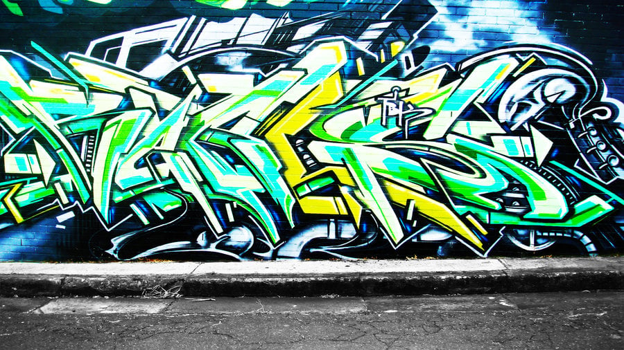 Graffiti Wallpaper 1 by alekSparx 900x506