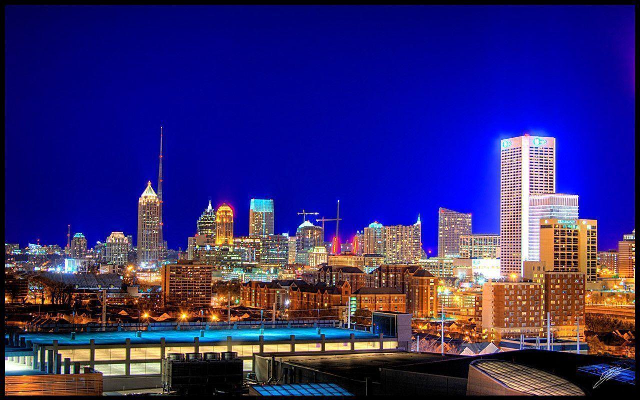 Atlanta Skyline Wallpaper For Your