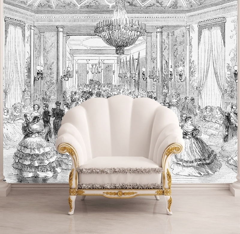 For Example This Ballroom Wallpaper Below Beautiful A Little