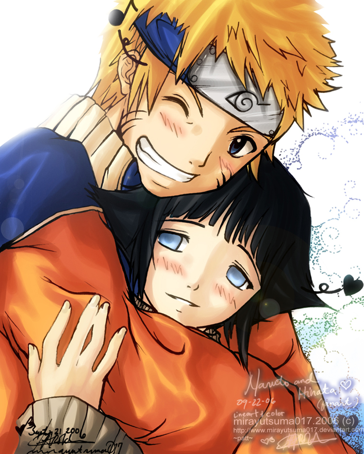 Naruto Couples And Hinata Hug