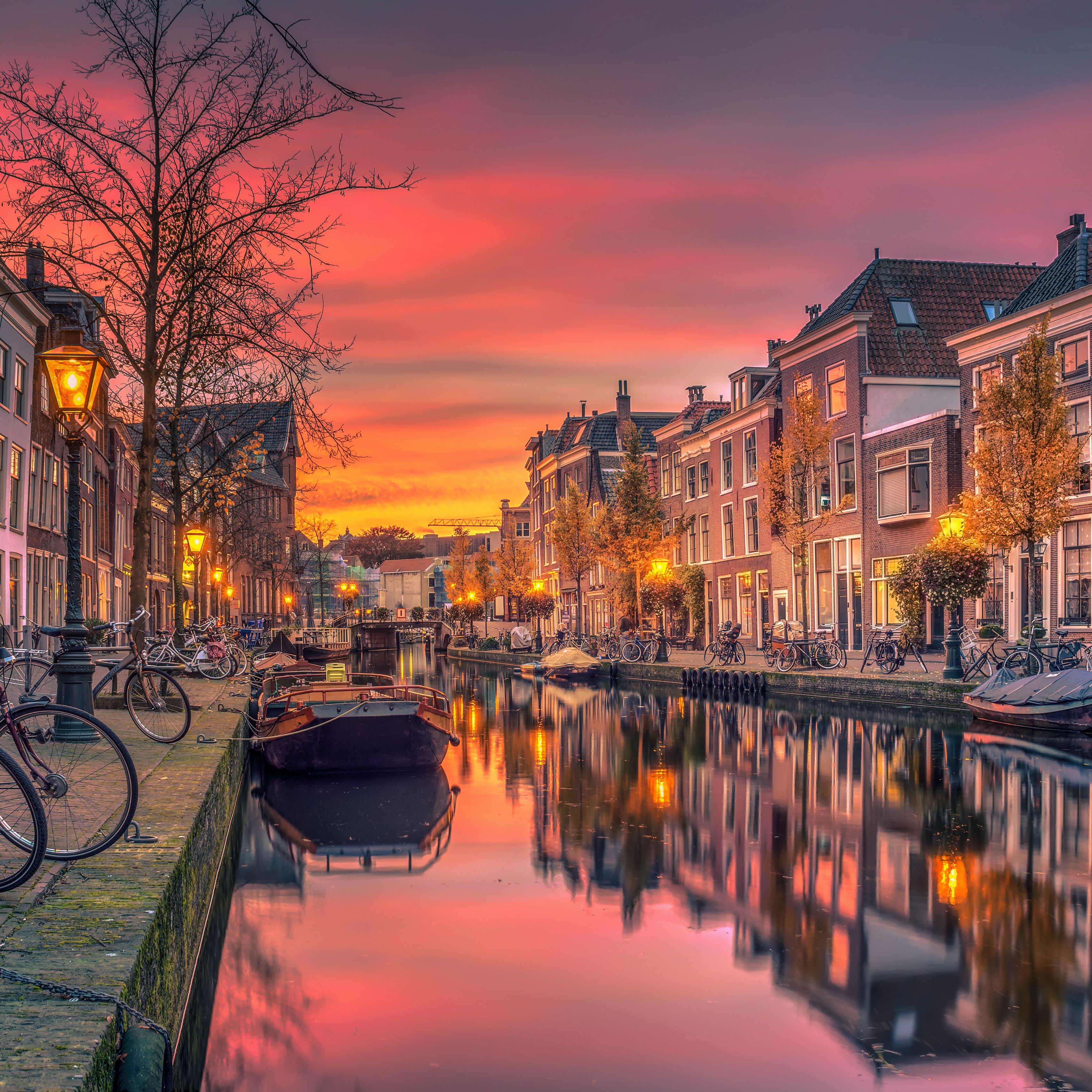 Wallpaper Netherlands Holland Canal River