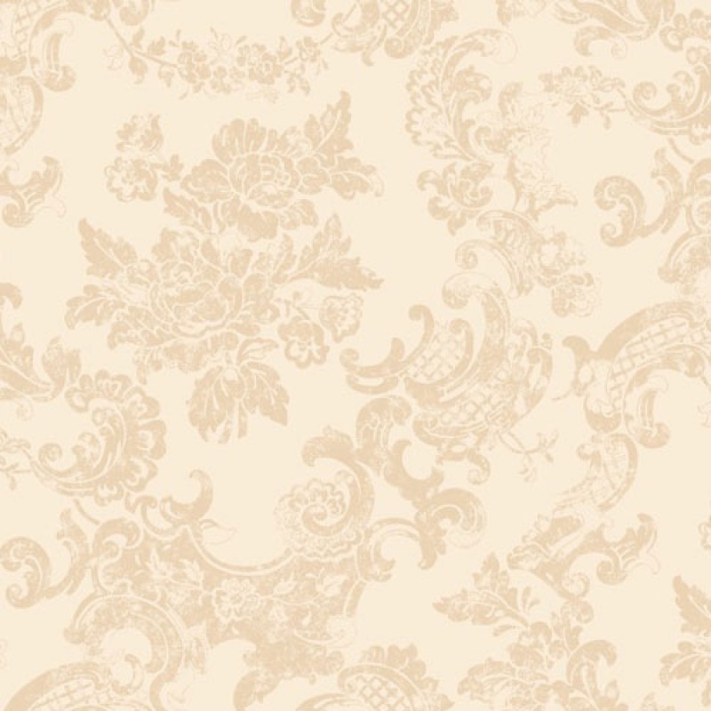 Home Vintage Lace Country Cream Wallpaper by Crown M0757