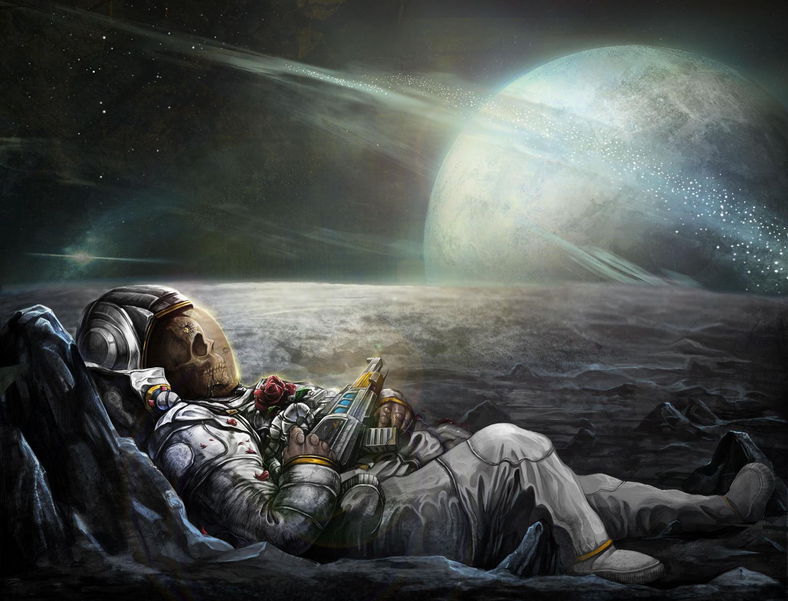 Sci Fi Astronaut Wallpaper