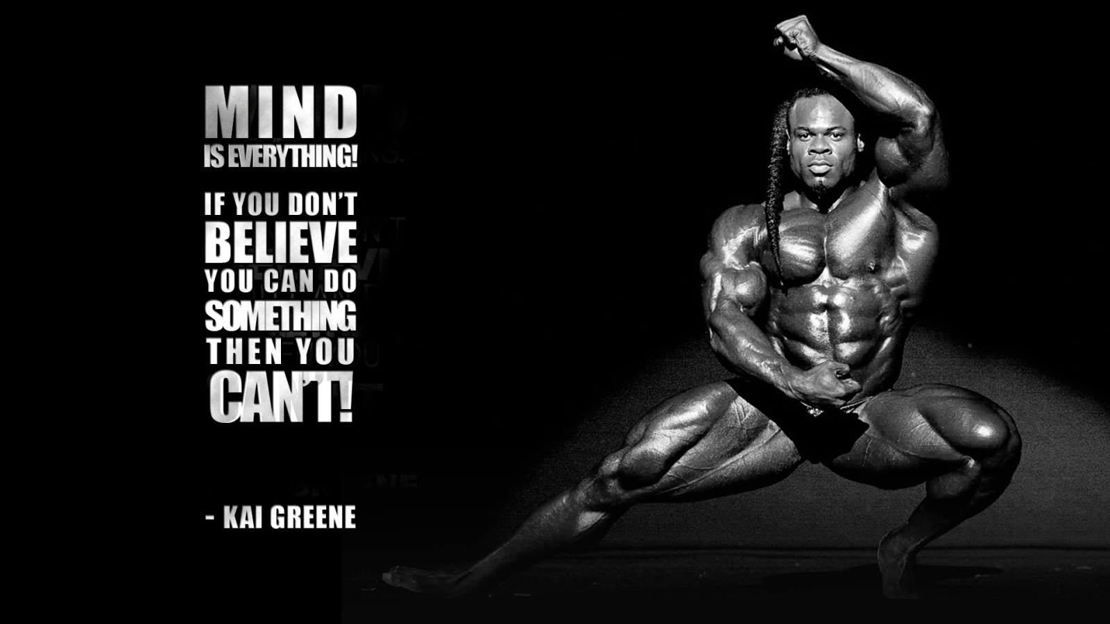 Free download Beast Motivation Kai Greene Mind is everything [1600x900] for  your Desktop, Mobile & Tablet | Explore 49+ Body Beast Wallpapers | Perfect  Body Wallpaper, Body Paint Wallpapers, Beast Wallpaper