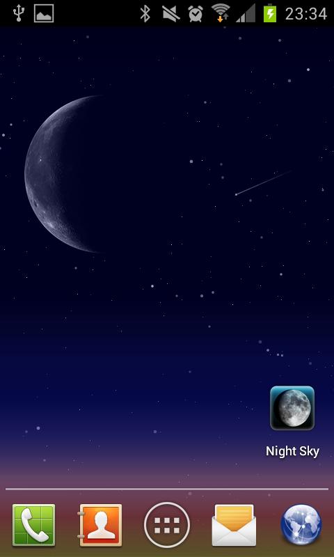 Night Sky Lite Live Wallpaper Android Apps On Google Play