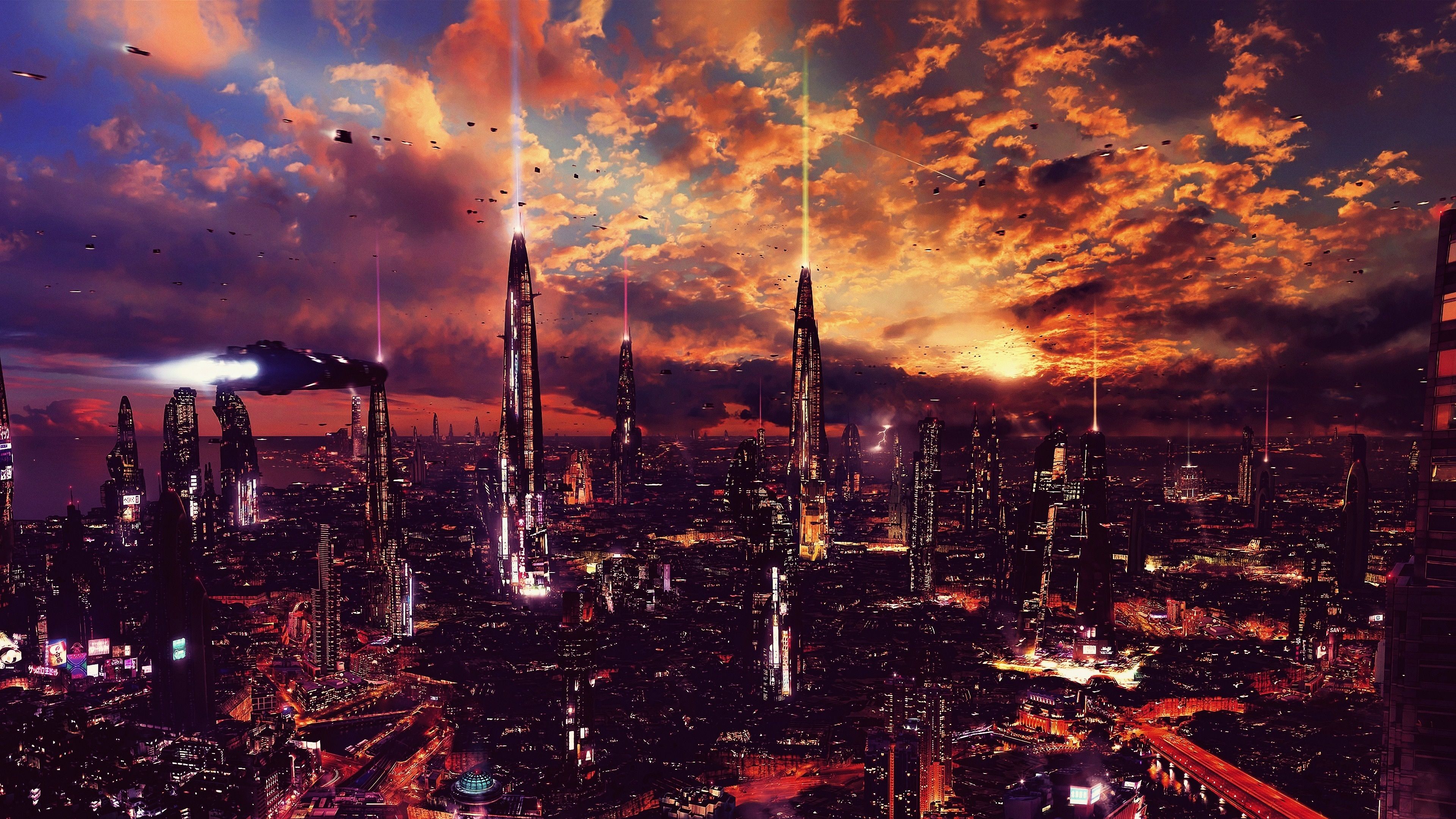 Futuristic 4k UHD Wallpaper
