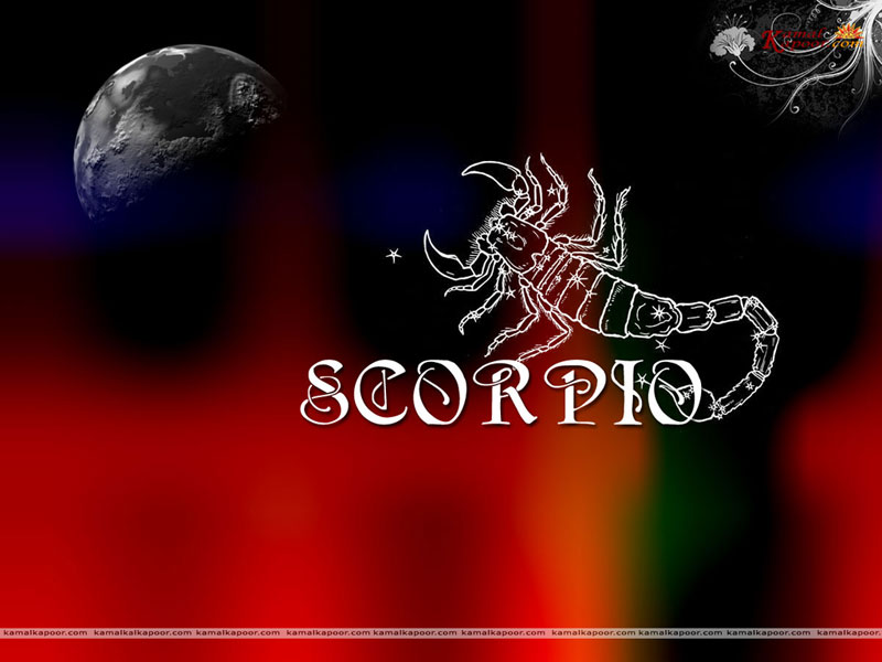 Wallpaper Scorpio Zodiac Symbol