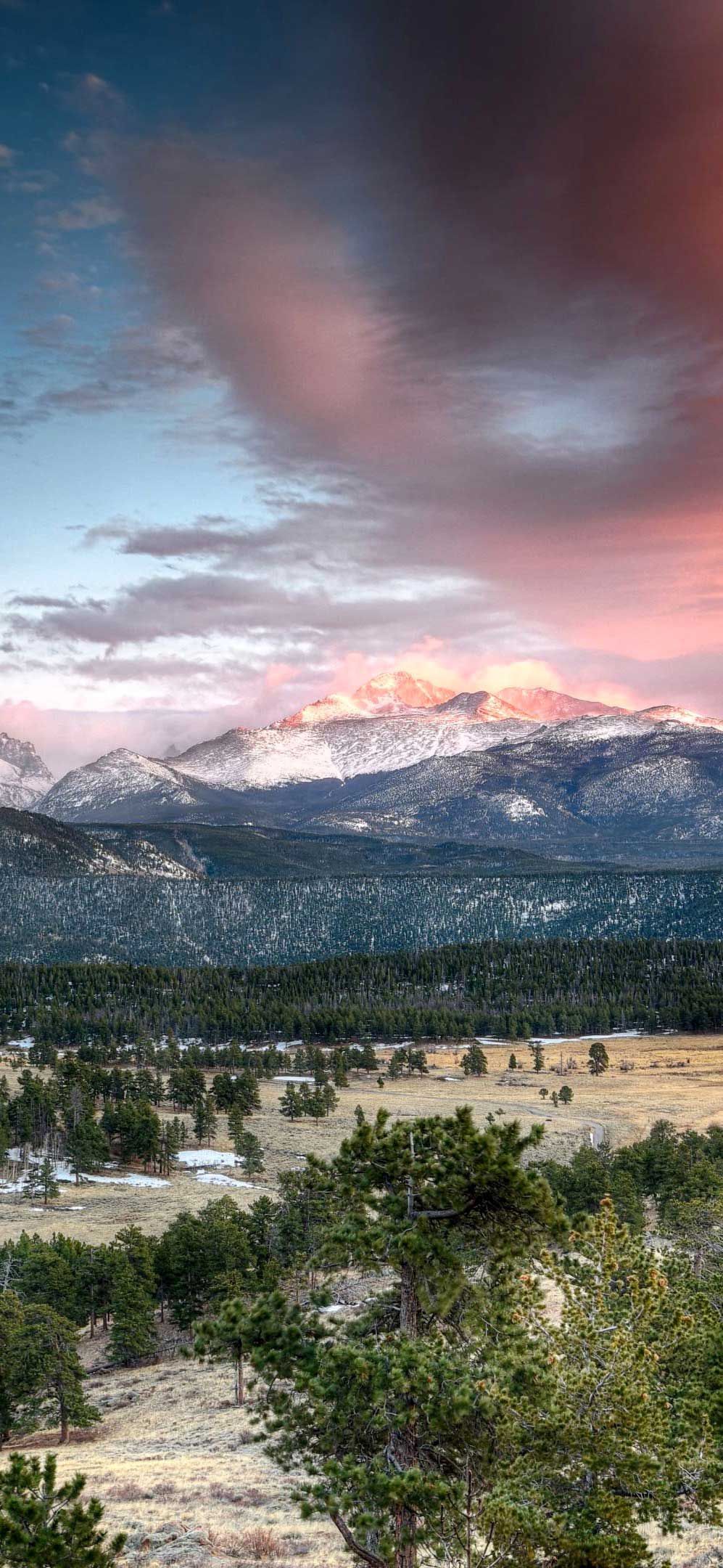 iPhone Pro Wallpaper Rocky Mountains Landscape Colorado