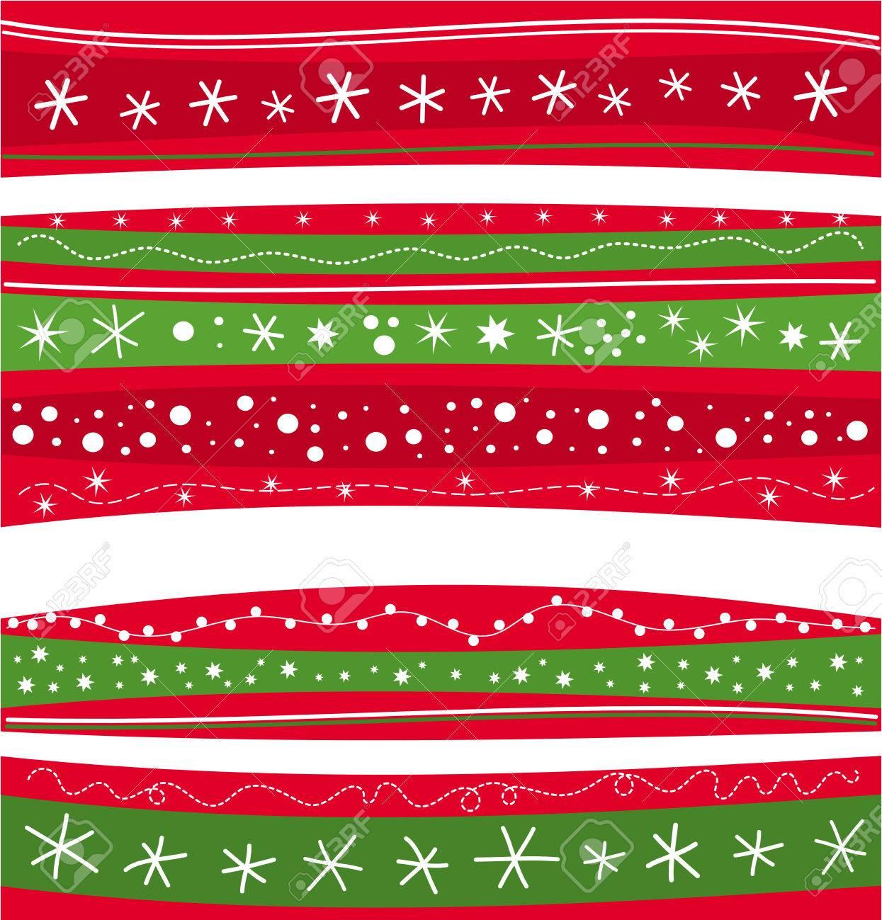 Christmas Winter Red And Green Striped Background Xmas Texture Or