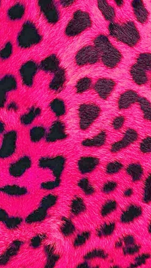 Pink Leopard Print iPhone Wallpaper Background