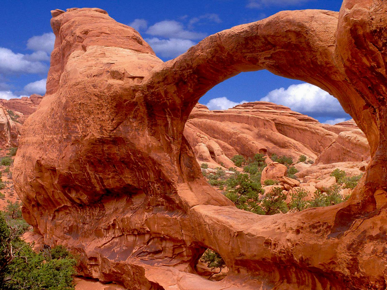 Unusual Places In Utah Double Arch Arches National Park In