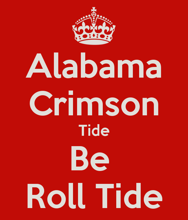Alabama Crimson Tide Be Roll Png