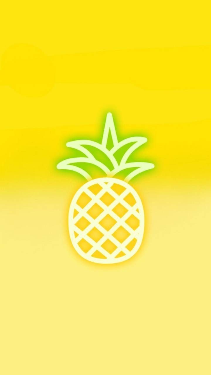Pin by Pablo on fondos Pineapple wallpaper Simple iphone
