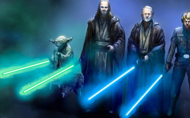 Star Wars Lightsabers Green And Blue Simply Wallpaper Just Choose