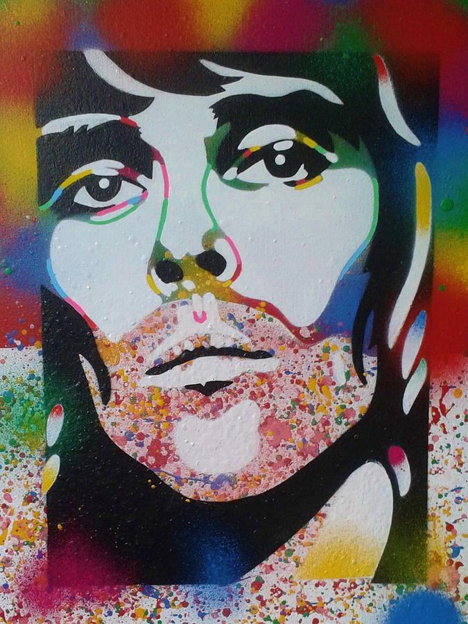 Ian Brown Stone Roses Painting By Leon Keay Fine Art America