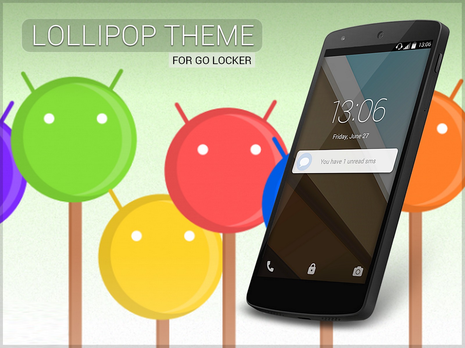 Android Lollipop Lockscreen Theme By Molotov972