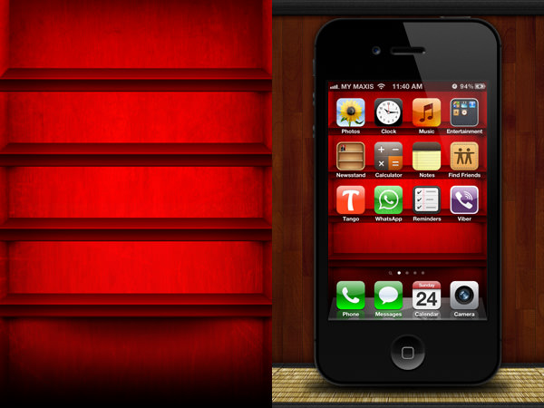 HD Love Red The Toolbox Has Bright Shelves To Leave Your Apps