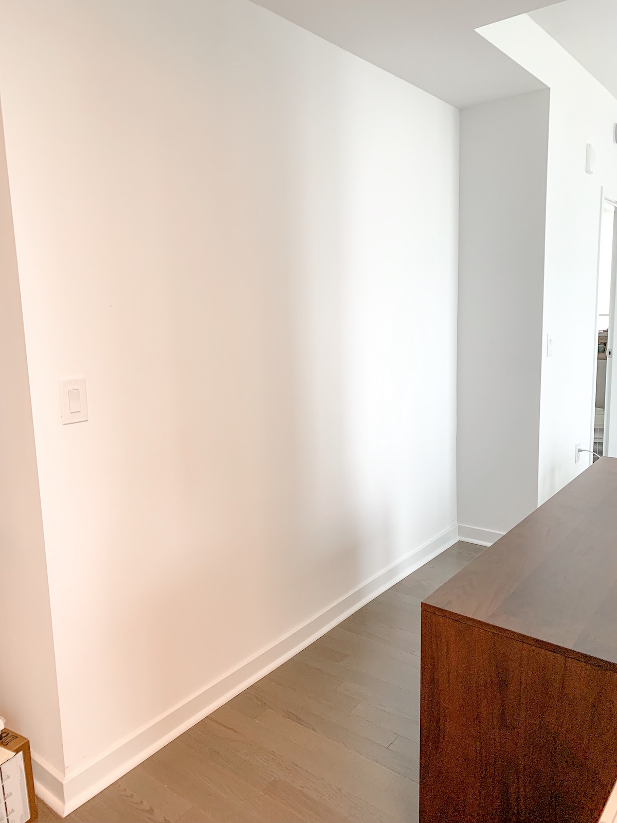 Diy Accent Wall Apply Temporary Wallpaper In A Rental