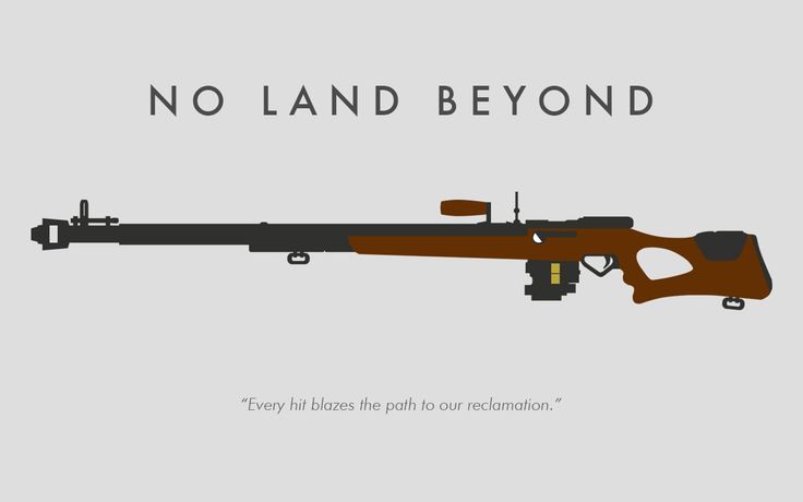 Destiny   Minimalism Weapon Poster   No Land Beyond Destiny   Become