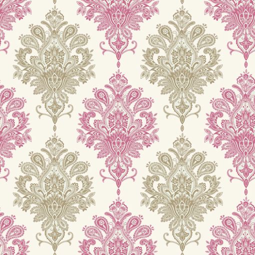 Strike A Pose Bright Pink Wallpaper Is Here Decorating Heaven