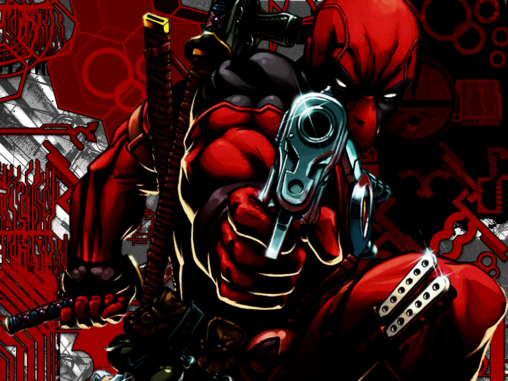 Guns Deadpool Wallpaper Wade Wilson Marvel