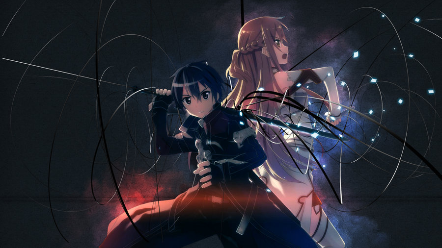 Sword Art Online Wallpaper Asuna Kirito Anime HD Desktop Pc