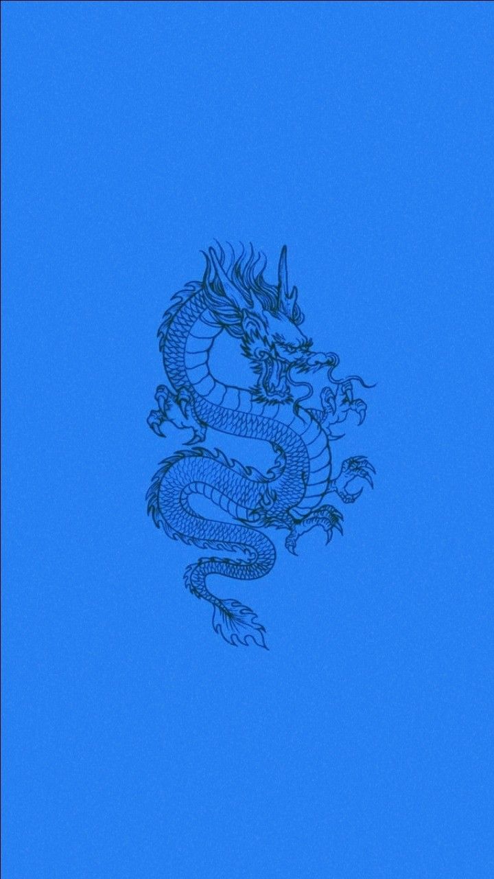 blue dragon astethic wallpaper Dragon wallpaper iphone Japanese