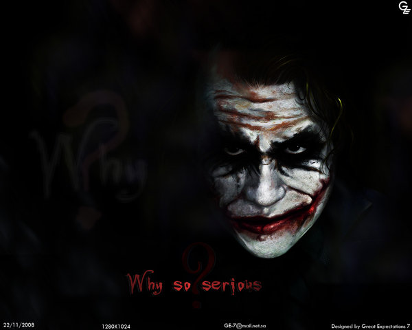 Showing Gallery For Why So Serious Joker Wallpaper