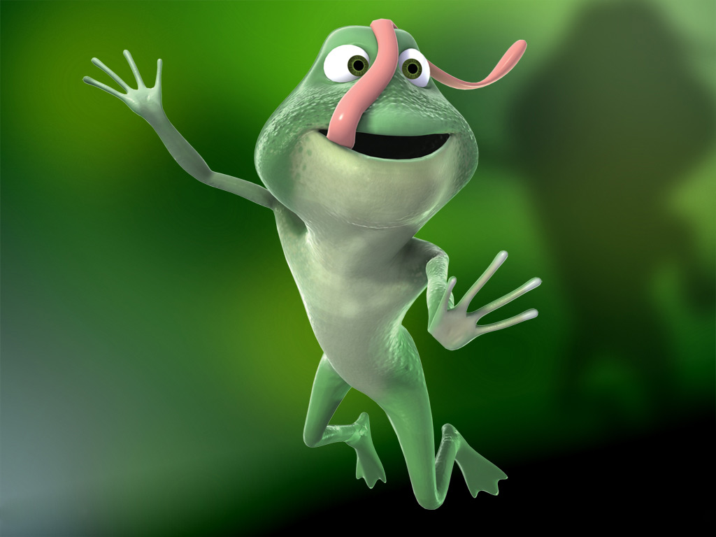 Funny frog wallpaperjpg