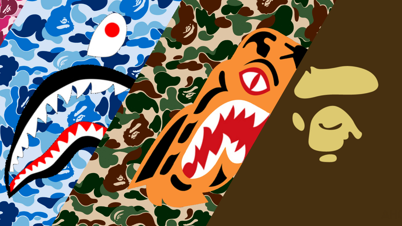 Out Of Boredom I Made A Bape Wallpaper For My Laptop Themed