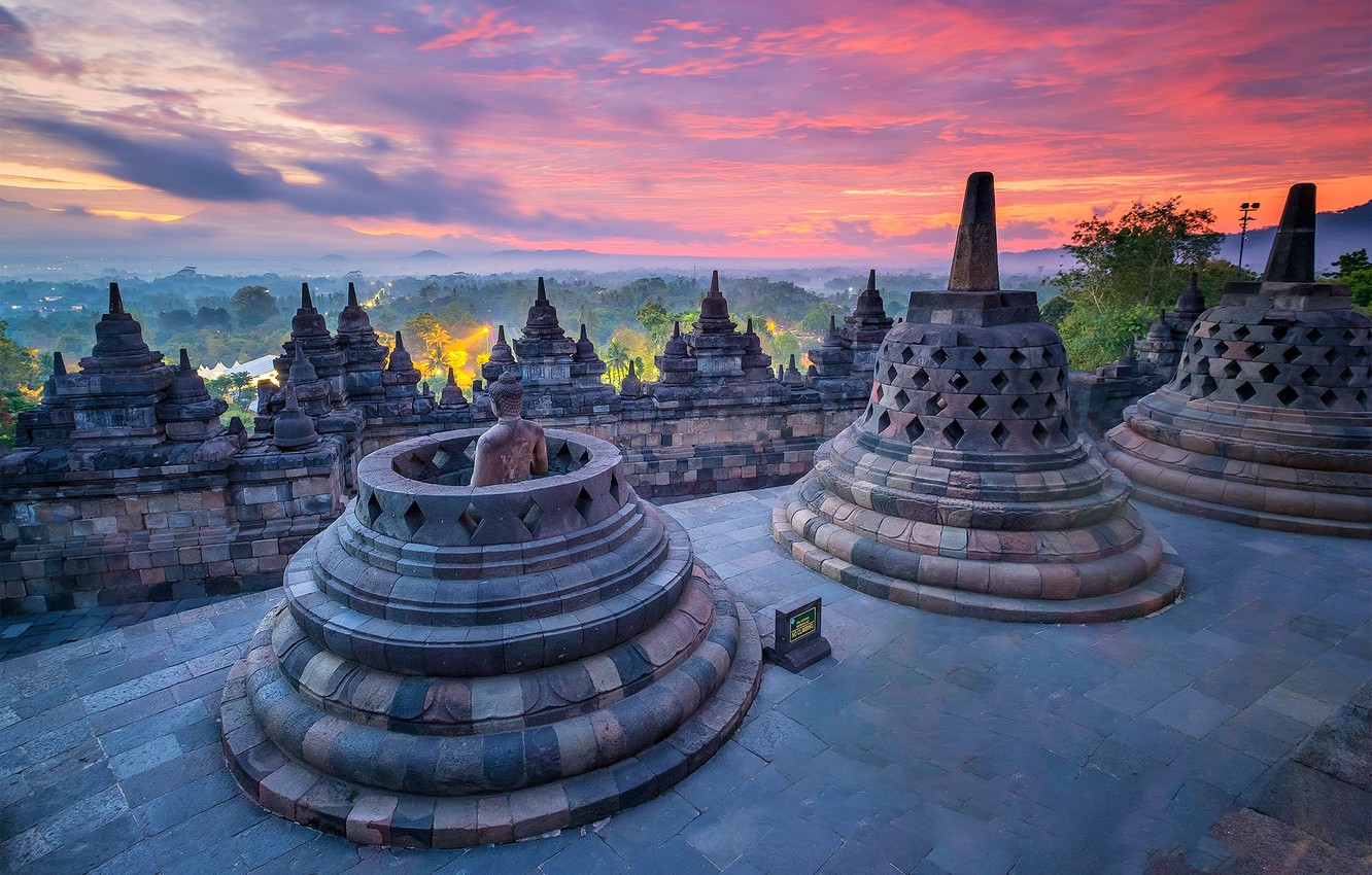 Wallpaper Indonesia Borobudur stupa Buddhist temple images for