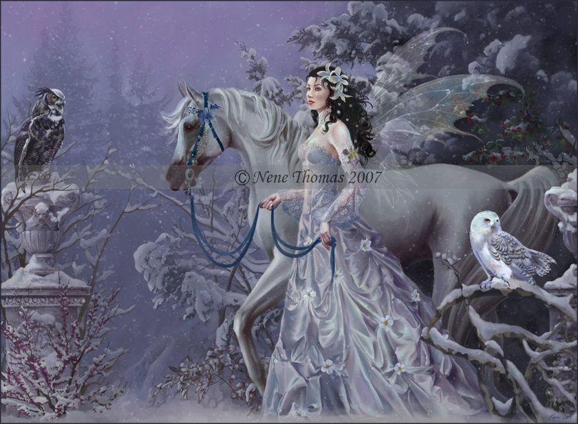 Prints Winter Wonderland Fairies Tales Nene Thomas