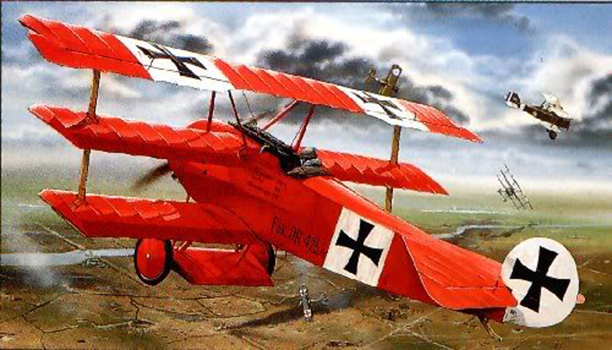 The Red Baron Ww1 Manfred Von Richthofen