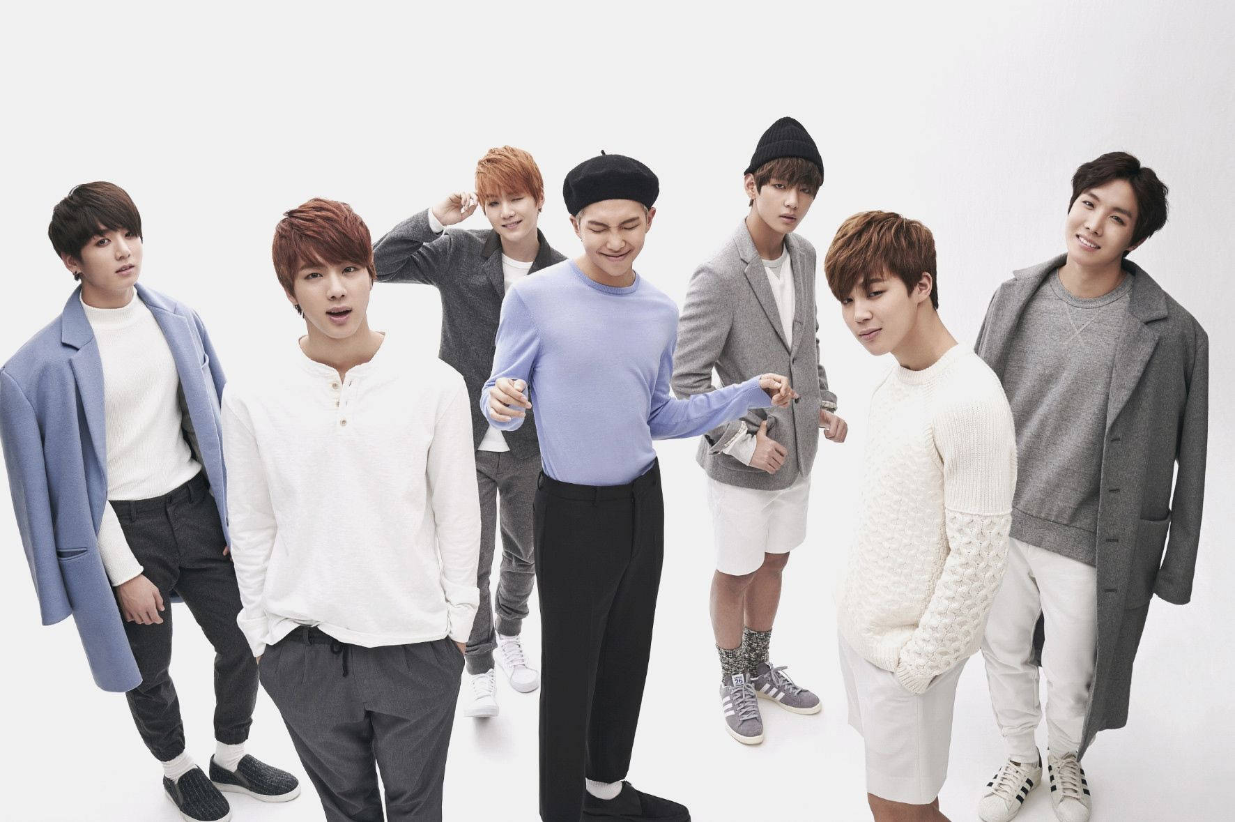 Bts Group Aesthetic Wallpaper