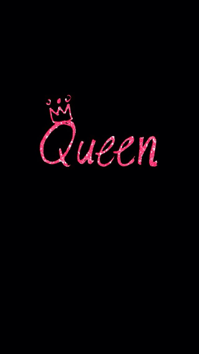 Black really sets this off I love black  Queens wallpaper Queen  wallpaper crown Pink queen wallpaper