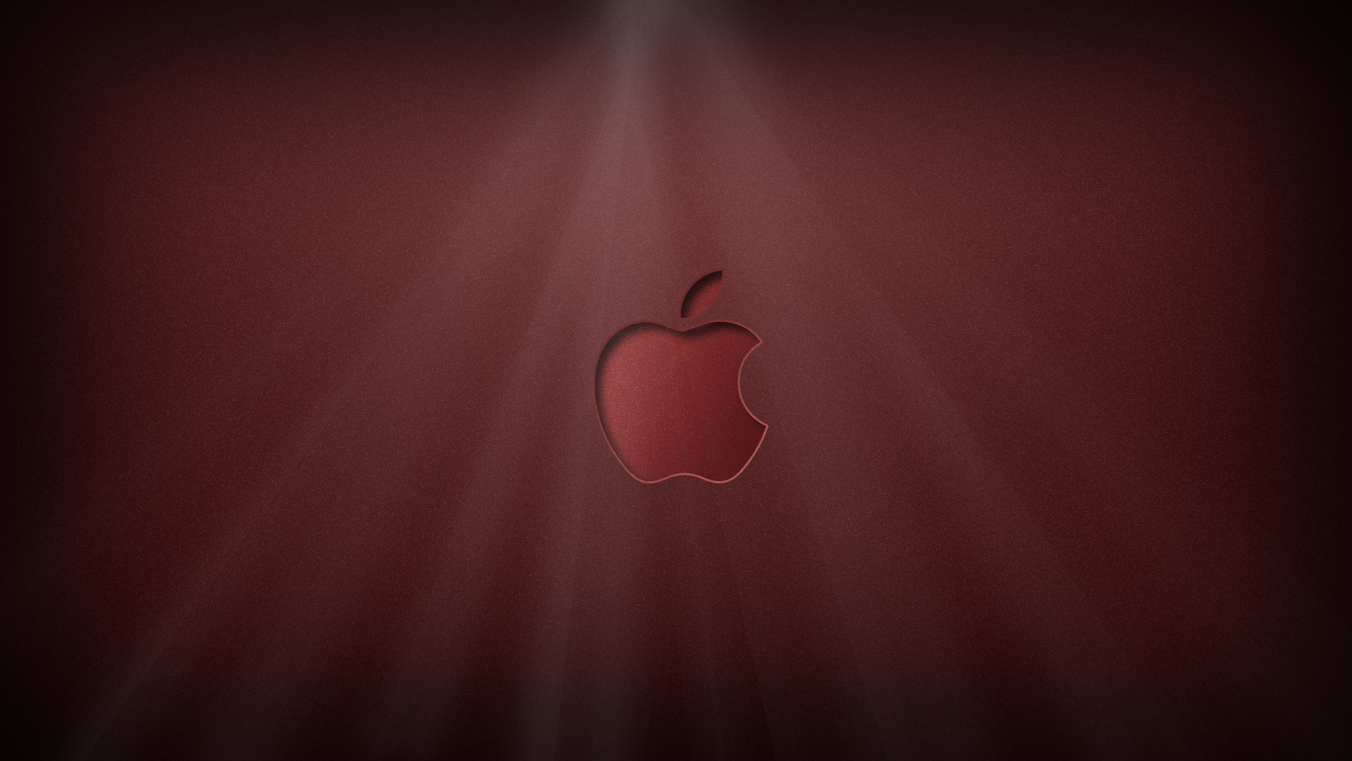 Red Apple Logo Wallpaper Apple logo shiny red by