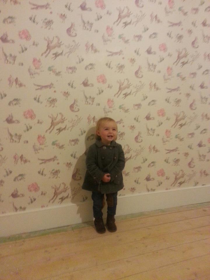 Quentins Menagerie Wallpaper Chic Nursery Decor Childrens