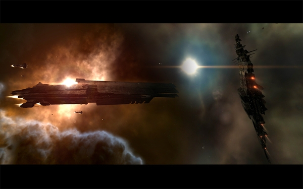 Online Spaceships Digital Art Wallpaper